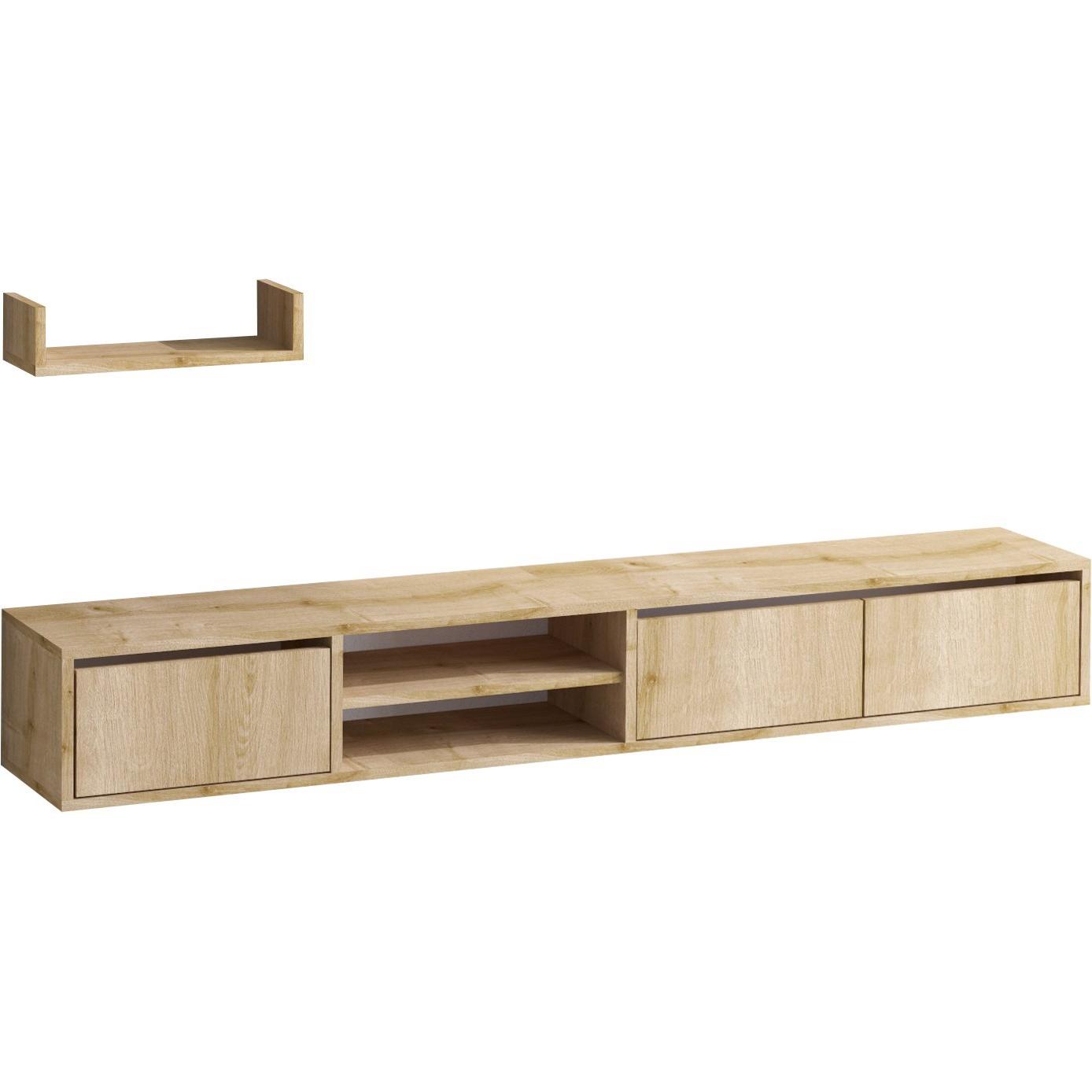 Kalune Design, TV Möbel, Brody (180 x 30 x 25 cm)