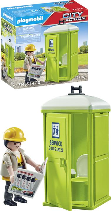 Immagine prodotto Playmobil 71435 Toilette mobile (71435, Playmobil Città d'azione)