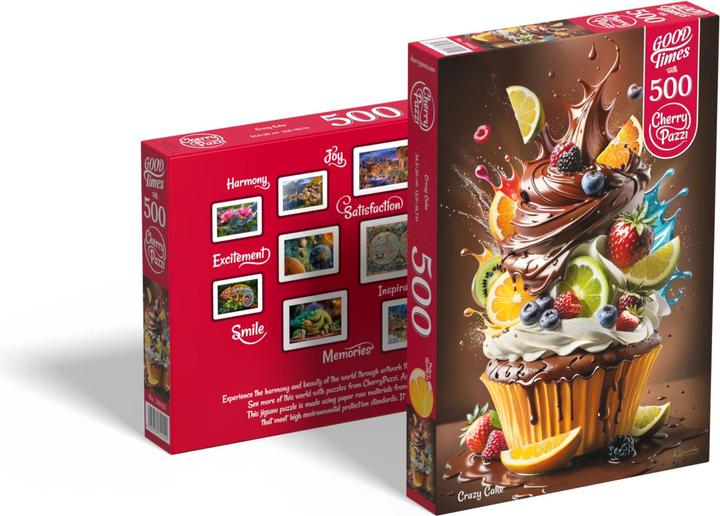Produktbild Cherry Pazzi Puzzle 500 Teile - Verrückte Torte (500 Teile)