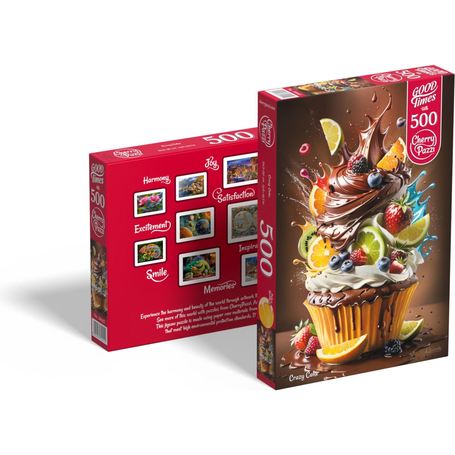 Thumbnail - Cherry Pazzi Puzzle 500 Teile - Verrückte Torte (500 Teile)