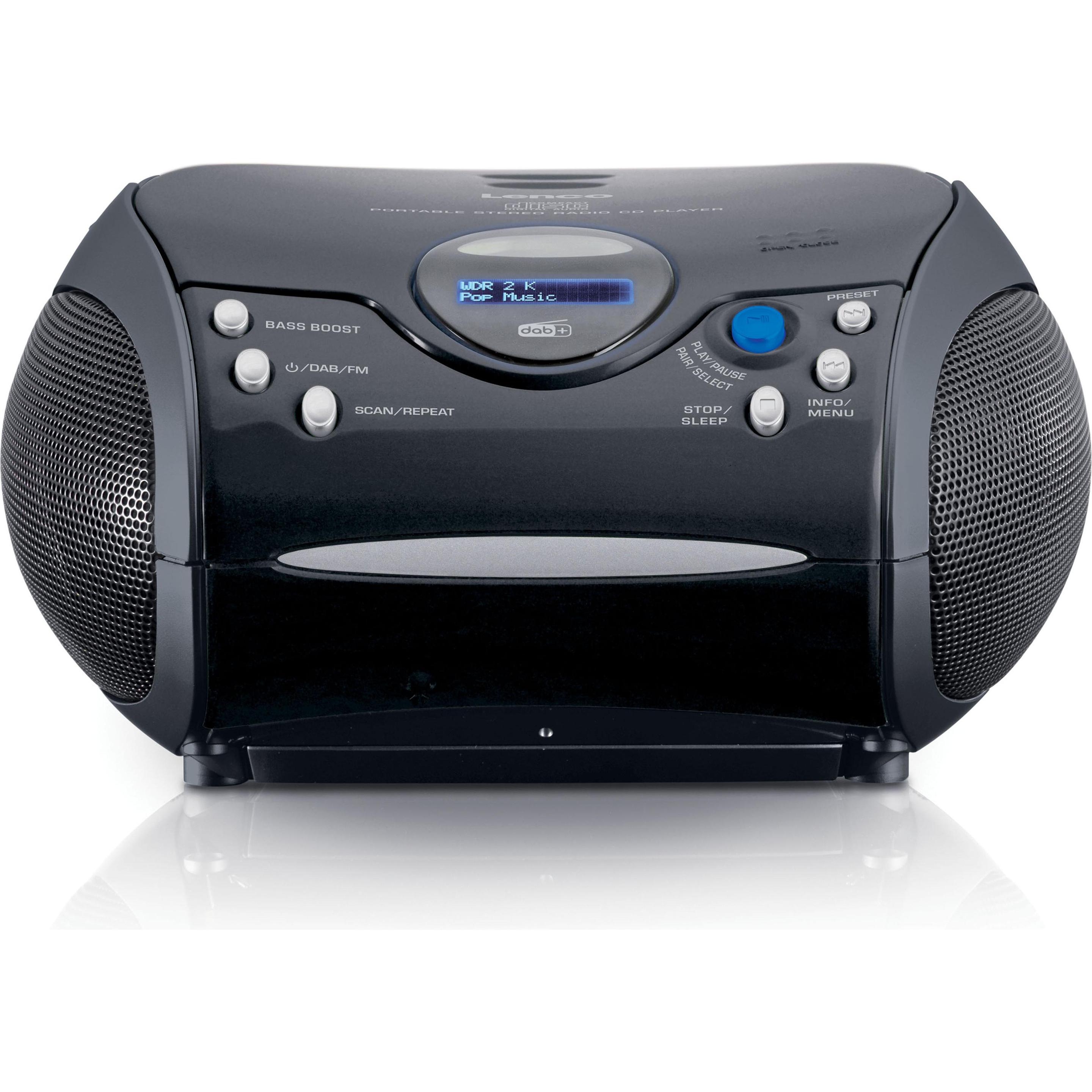 Lenco SCD-24DAB (FM), Radio, Schwarz