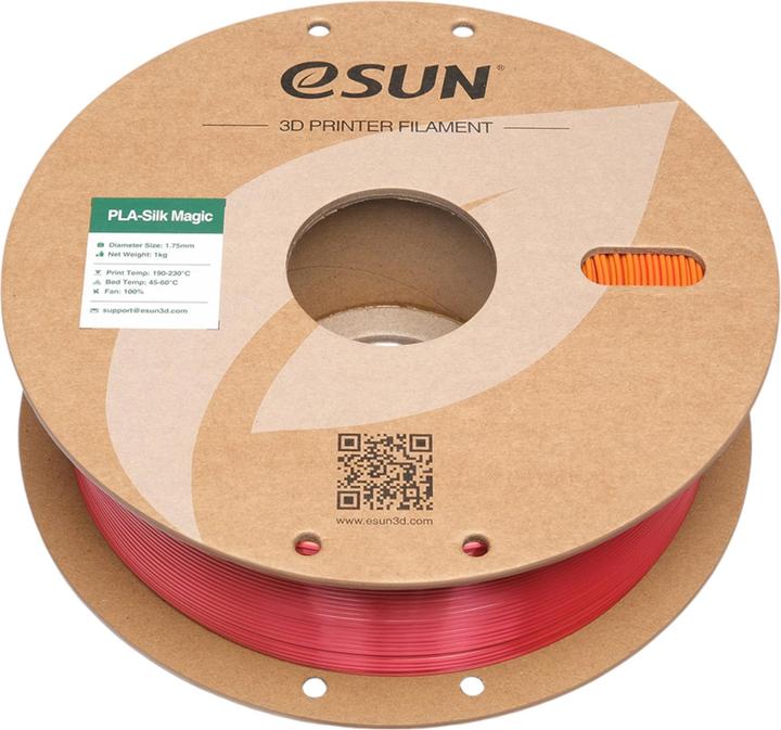 Productafbeelding eSUN EPLA-SILK MAGIC 1,75mm RED GOLD 1kg (PLA, 1.75 mm, 1000 g, Veelkleurig)