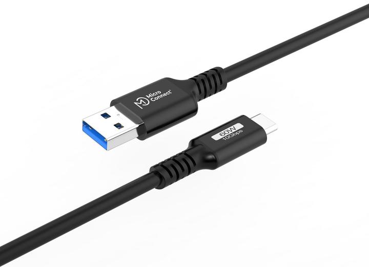 MicroConnect USB Typ C – USB-A (1 m, USB 3.2 Gen 2, 60 W)