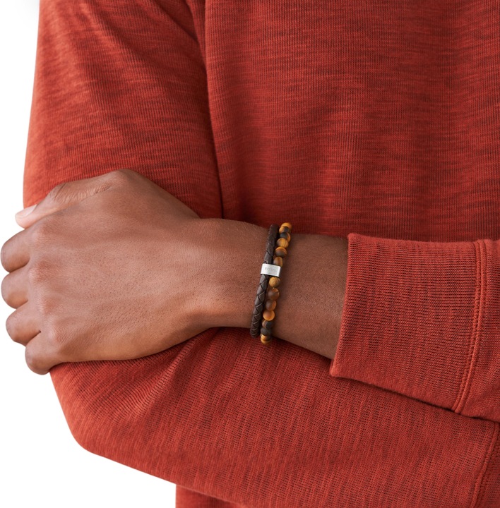 Immagine prodotto Fossil vintage casual (19 cm, Acciaio inossidabile, Cuoio)