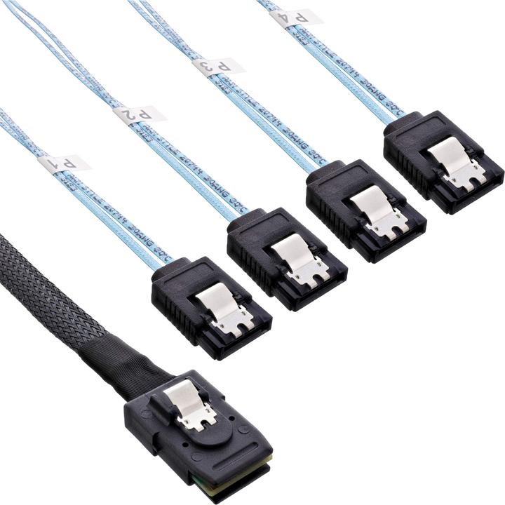 Immagine prodotto InLine Cavo SAS (OCF), 1x Mini-SAS a 4x SATA