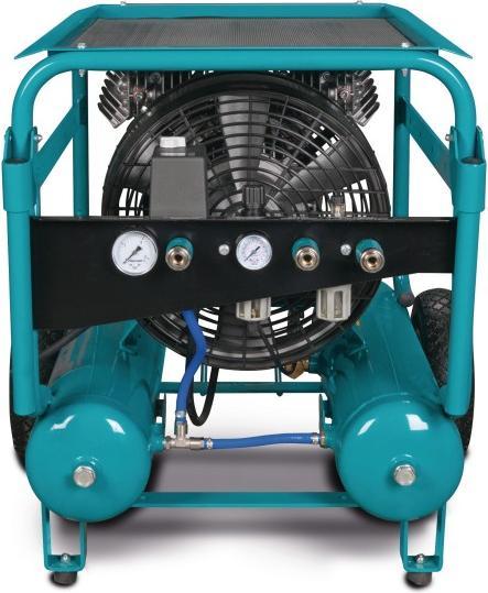 Immagine prodotto Stürmer Aeronautica - Compressore a pistoni per dispositivi mobili AIRCAR 553/22 PRO, 2 cilindri, flangiato (10 bar, 11 l)