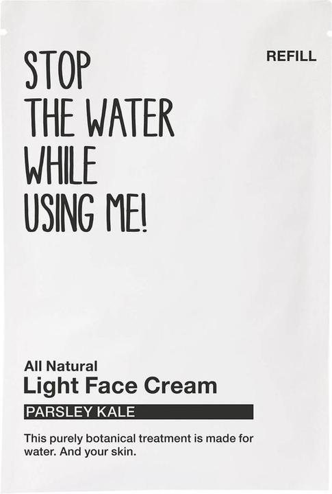 Actual product image Stop The Water While Using Me! All Natural Face - Refill Light Face Cream Parsley Kale (50 ml, 24h cream)