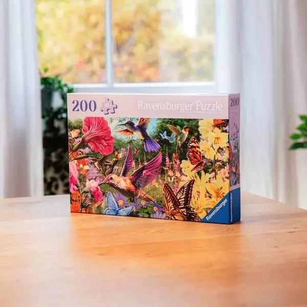 Productafbeelding Ravensburger Puzzel 12001369 - Kolibries en vlinders - Puzzel voor ouderen en volwassenen (200 onderdelen)