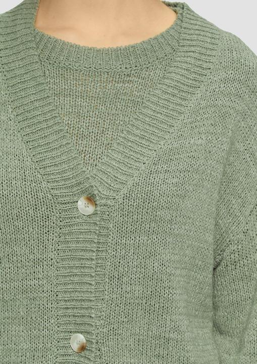 Produktbild S.Oliver Strickjacke Strickjacke im Relaxed Fit mit Knöpfen (48)