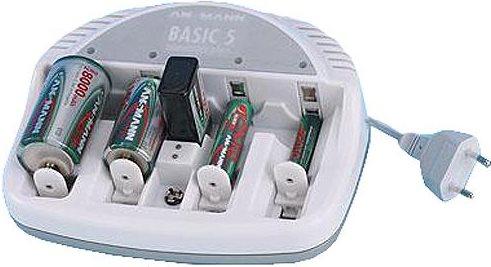 Produktbild Ansmann Basic 5 Plus (4 Stk., 9V Block, Ladegerät ohne Akku)