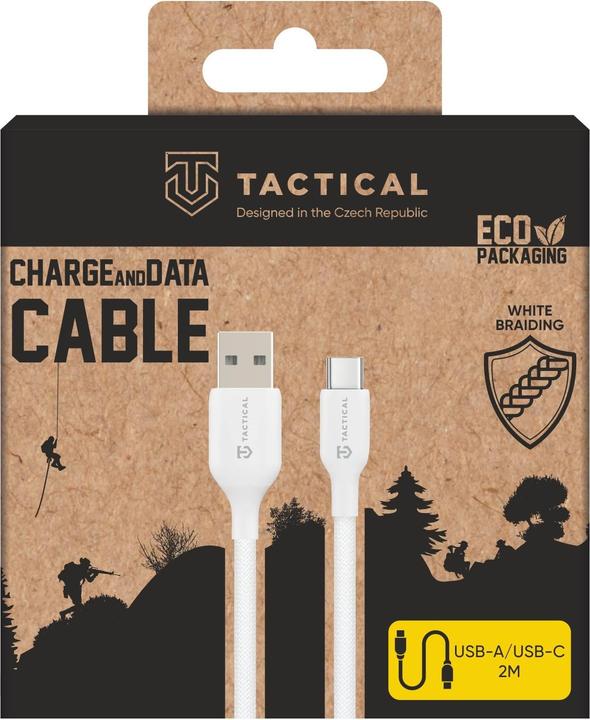 Image du produit Tactical Cable USB-A/USB-C 2 m Weiss (2 m)