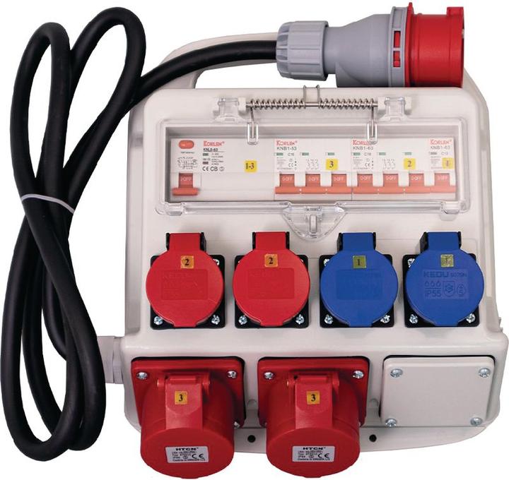 Image du produit Ekström Distribution d'électricité sur les chantiers (2 x, Type 13, Type 25)