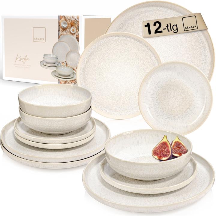 Sänger Geschirr Tafelservice Korfu (12 pcs.)