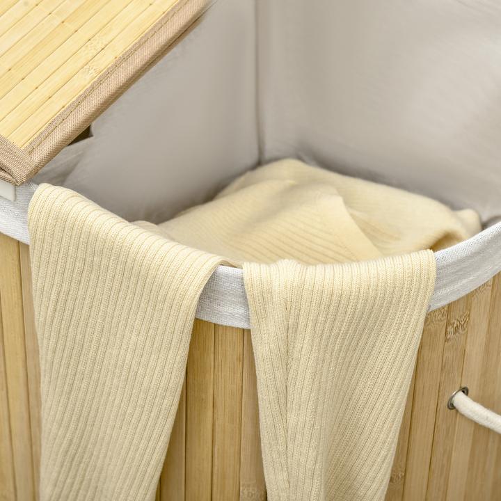 Actual product image Homcom Laundry basket with lid (100 l)