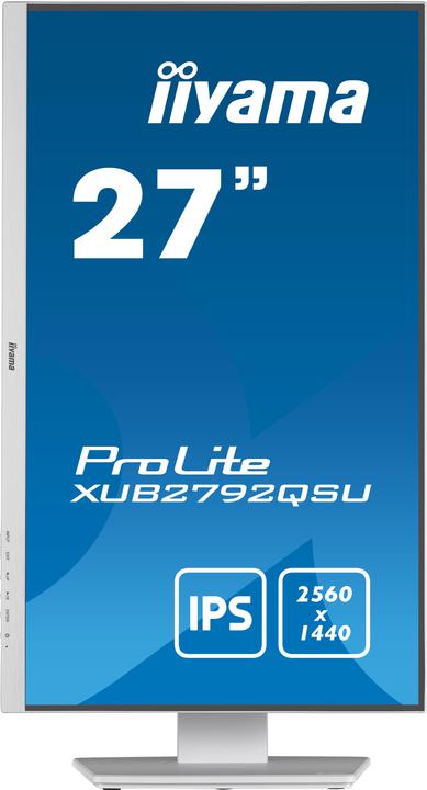 Produktbild iiyama XUB2792QSU-W5 27 Zoll IPS 2560 x 1440 350 cd (2560 x 1440 Pixel, 27")