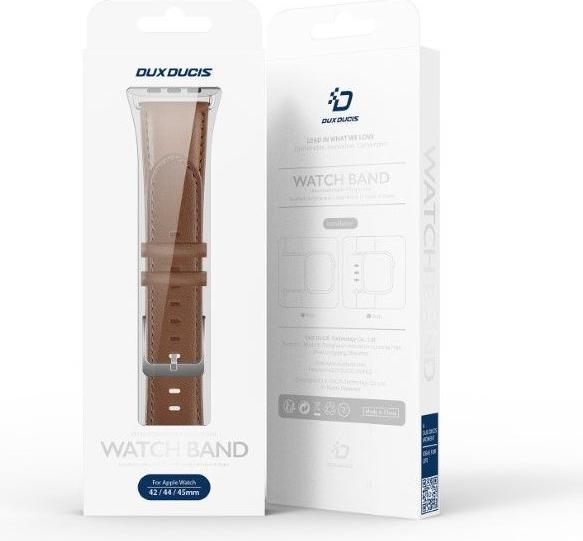 Actual product image Dux Ducis YS Series Genuine Leather Bracelet (38 mm, 40 mm, 41 mm, Genuine leather, Apple Watch Series 2, Apple Watch Series 3, Apple Watch Series 1, Apple Watch Series 4, Apple Watch Series 5, Apple Watch Series 6, Apple Watch Series 7, Apple Watch Series 8, Apple Watch Series 9, Apple Watch SE)