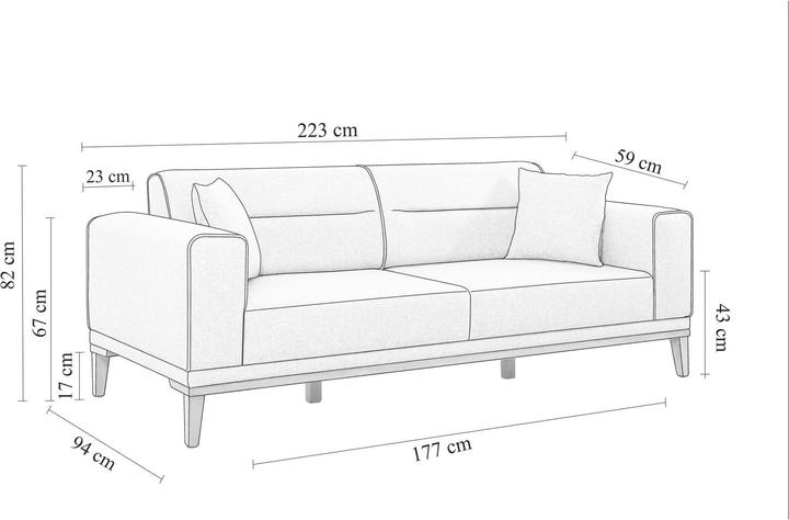 Immagine prodotto Atelier del Sofa Kylie (Set di tappezzerie)