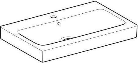 Productafbeelding Geberit Keramag / Wastafel iCon 75 cm wit 124075000 (480 mm, 750 mm)