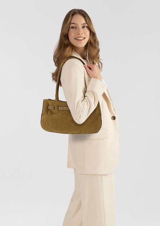 Actual product image Abro Jill Schultertasche Leder 32 cm