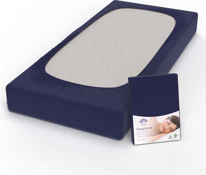 Actual product image Lotus Bettwaren Jersey fitted sheet Souplesse (180 x 200 cm)