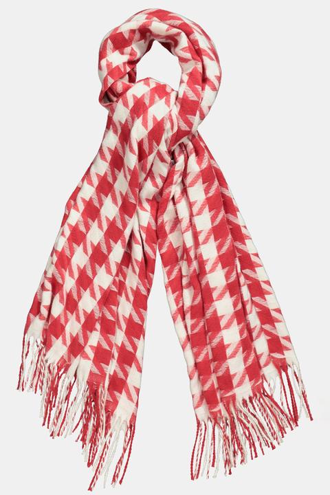 Immagine prodotto Ulla Popken Sciarpa con pied-de-poule e frange lunghe