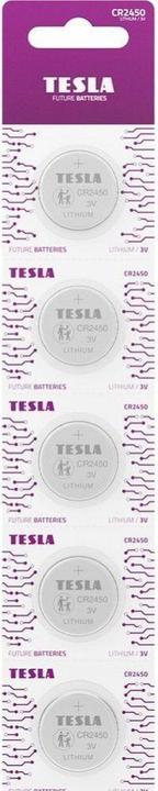 Etichetta energetica Tesla CR 2450 5 batterie a bottone (5 pz., CR2450, 540 mAh)