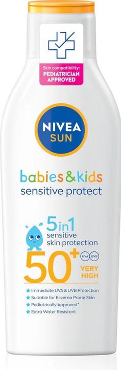NIVEA Sun Kids Protect & Sensitive (Sonnenlotion, SPF 50, 200 ml, 150 g)
