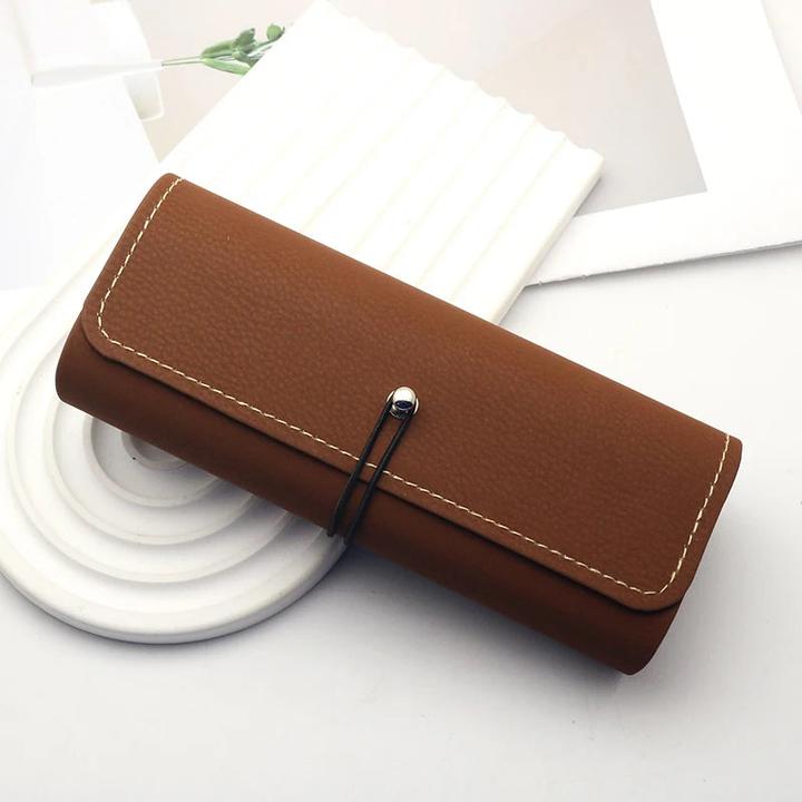 Only-Bags.Store Klassisches Brillenetui aus PU-Leder tragbar