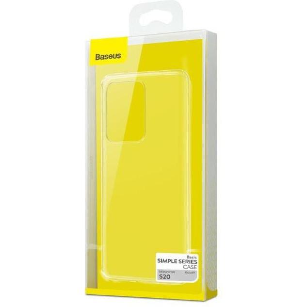Baseus Simple Series (Samsung Galaxy S20+), Smartphone Hülle, Transparent