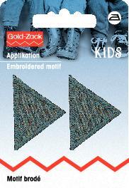 Produktbild Prym Applikation Dreiecke, klein, grau, 2 Stk. (2 x)