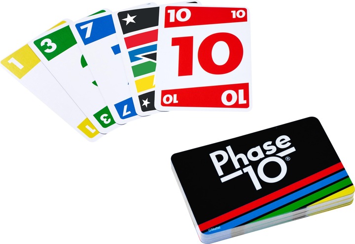 Productafbeelding Mattel Games Fase 10 (Duits, Engels, Frans, Italiaans)