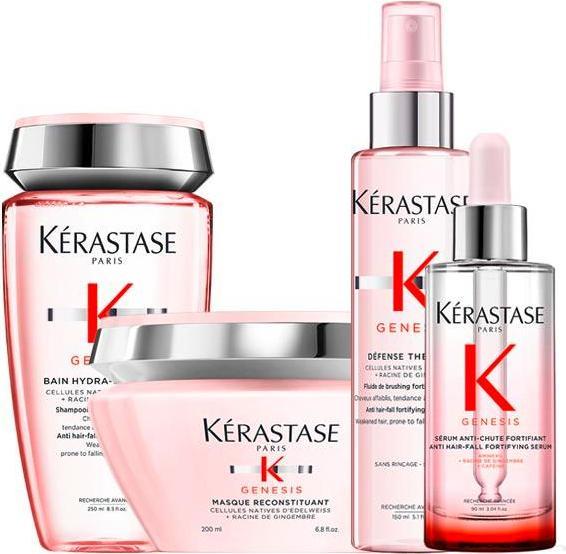 Kérastase Genesis BUNDLE FETTENDER ANSATZ (Shampoo 250 ml + Maske 200 ml + Leave-In 150 ml + Serum 90 ml) (Haarpflege set)