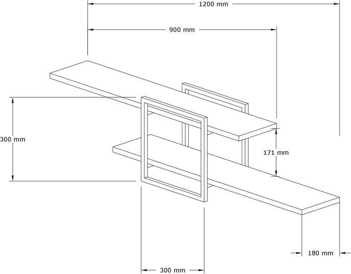 Immagine prodotto Kalune Design Lucy (120 x 18 x 30 cm)