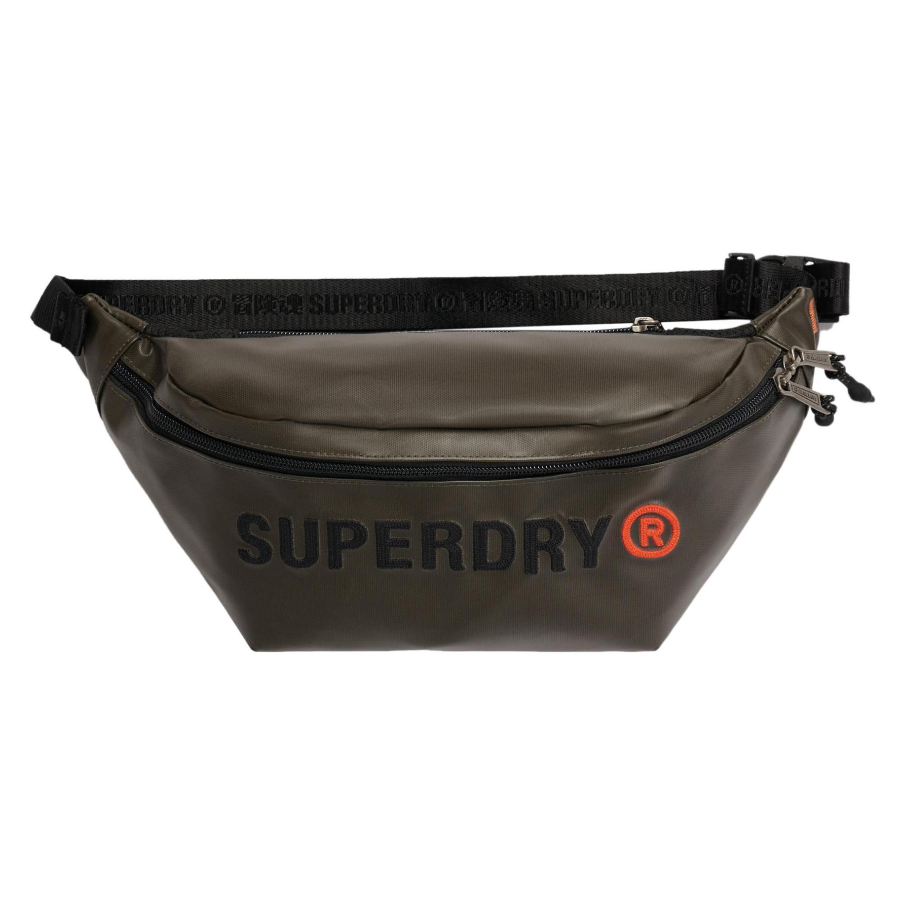 Superdry, Damen, Bauchtasche, Tarp Core Bauchtasche, Grün