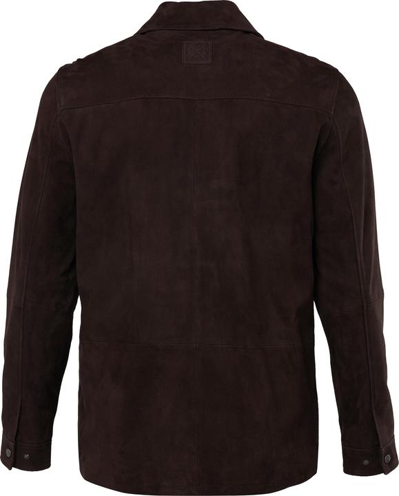 Actual product image JP1880 Leather field jacket, leather, goat suede, lots of pockets (6XL)