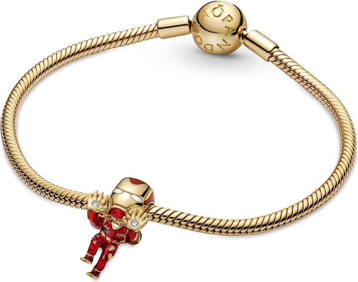 Image du produit Pandora Marvel The Avengers Iron Man (Émail, Plaqué or)