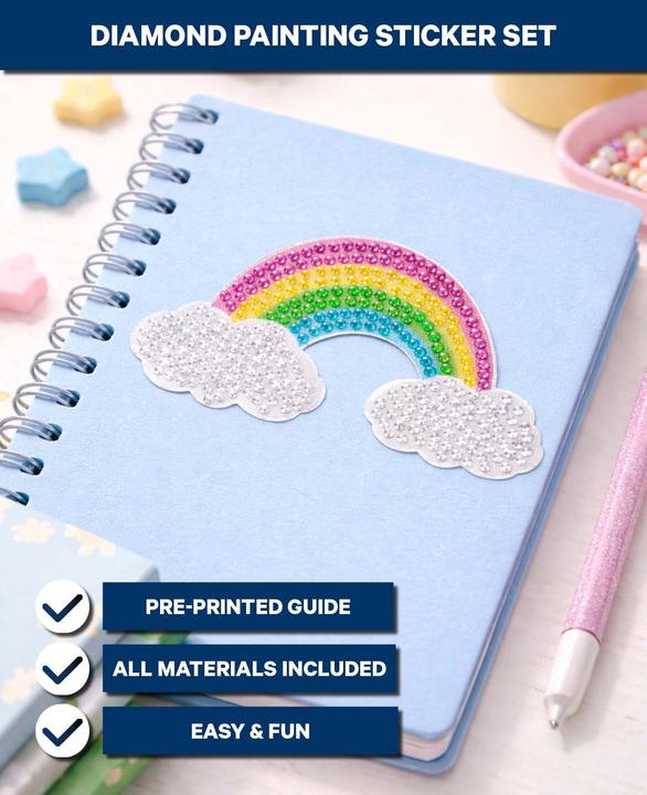 Actual product image I Am Creative Diamond Painting Patch, Regenbogen
