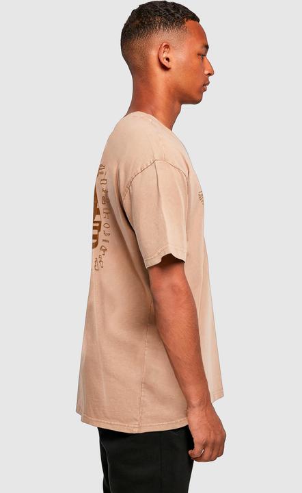 Produktbild Merchcode Powerslave - Winged Acid Washed Oversize Tee - 190085 (M)