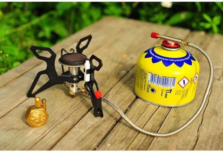 Actual product image Meva Tourist stove with gas heater and piezo igniter SPIDER PRO 3kW