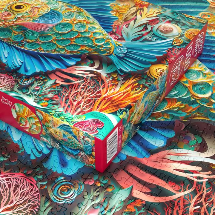 Immagine prodotto Cherry Pazzi Puzzle 1000 pezzi - Quilled Fish (1000 pezzi)