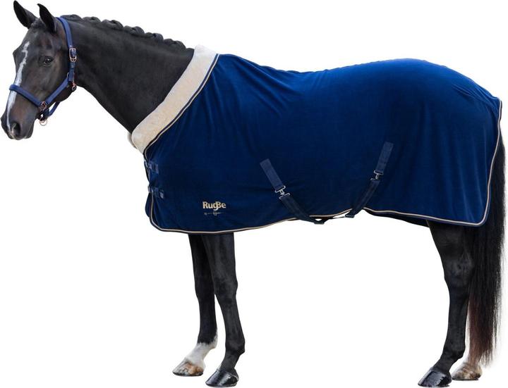 Productafbeelding Kerbl Fleecedeken RugBe Royal dark navy, 145cm (195 cm)