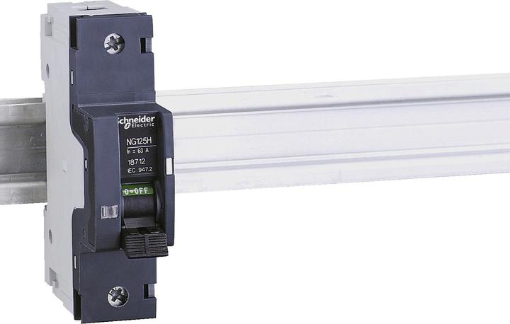 Produktbild Schneider Electric Leistungsschalter NG125H, 1-polig, 20A, 18707
