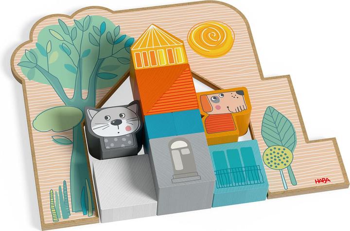 Produktbild Haba Stapel-Legespiel Bauspass