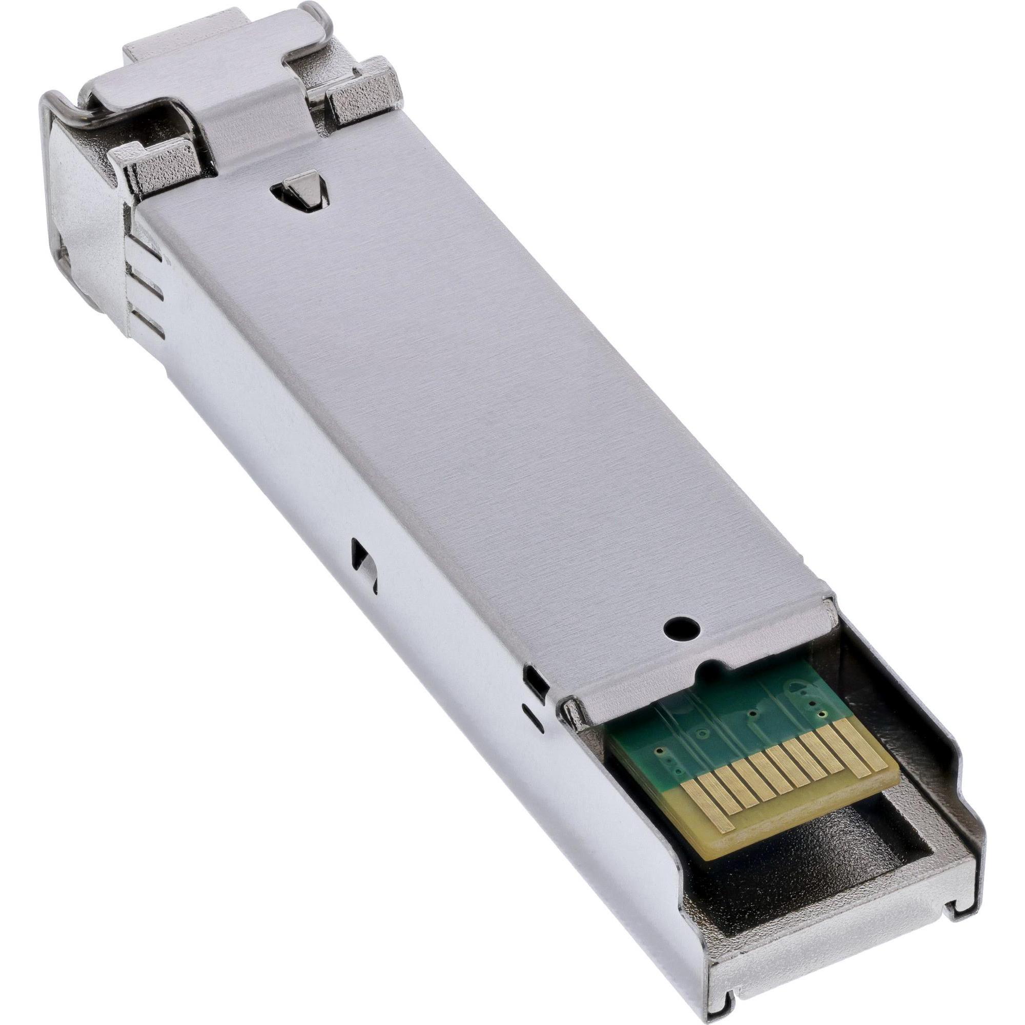Thumbnail - InLine SFP Modul LWL 1310nm Singlemode mit LC Buchsen, Transceiver, Silber
