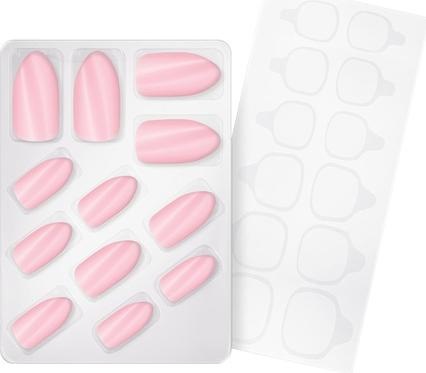 Actual product image essence Nails in style 14 (Artificial nails, Rose)