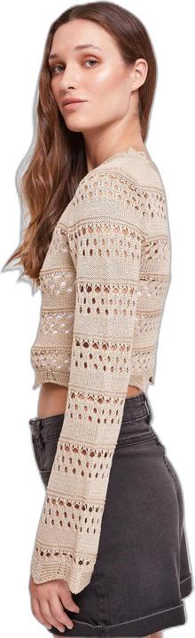 Produktbild Urban Classics Häkel-Crop-Strickpullover Frau (M, S)