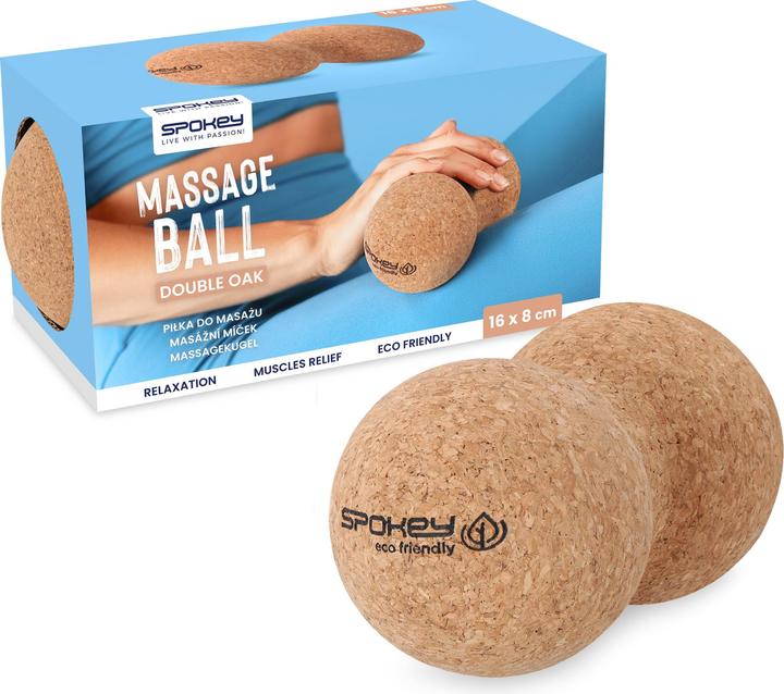 Produktbild Spokey Doppelmassageball aus Eiche