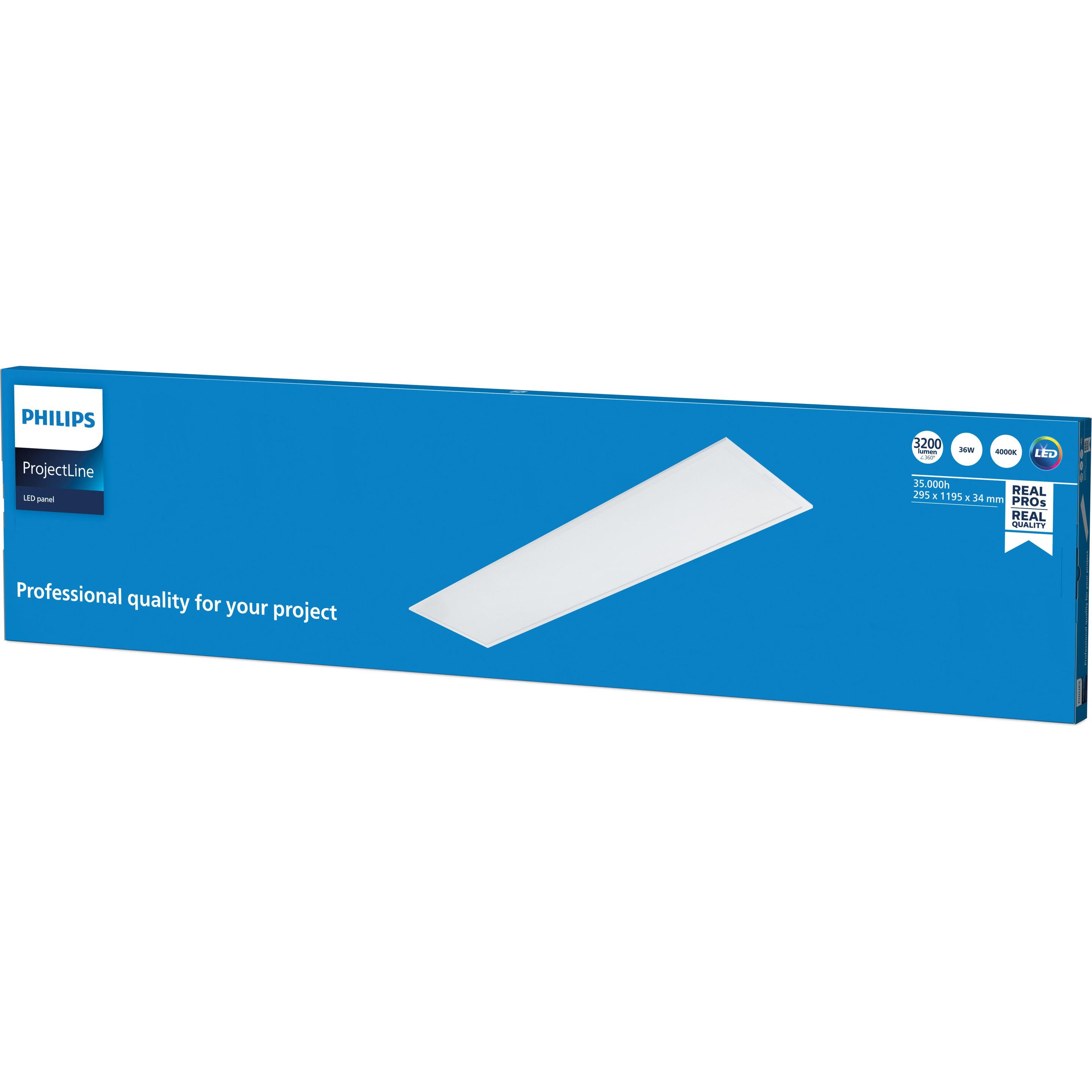 Thumbnail - Philips, Wandleuchte + Deckenleuchte, Projectline (3200 lm)