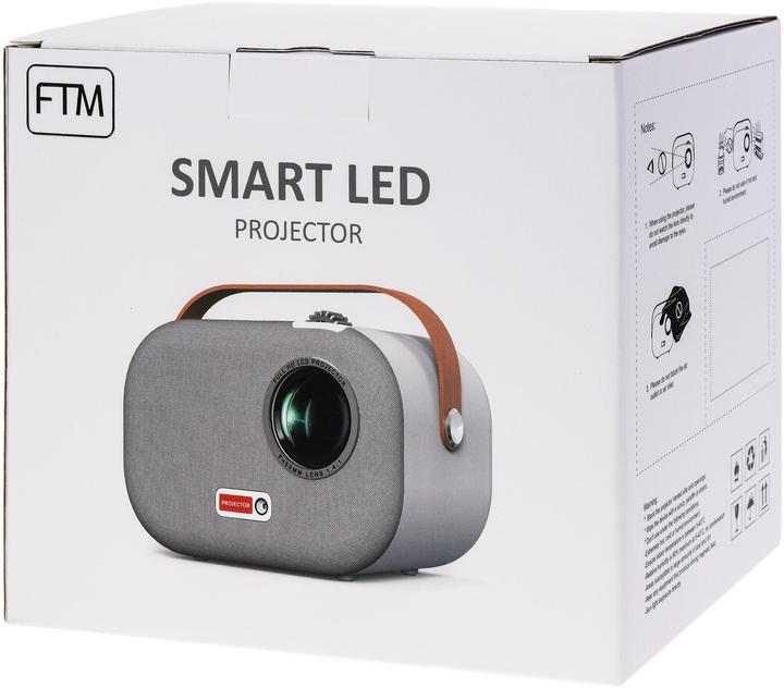 Immagine prodotto FTM Projektor Mini, ANSI-Lumen: 200 lm, Auflösung: 1920 x (Full HD, 200 lm, 1.25:1)