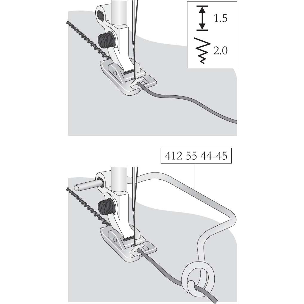 Husqvarna Kordelfuss, Nähzubehör